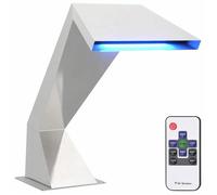 Cascade de piscine avec LED rgb acier inoxydable - vidaXL - argenté - 63,5 x 29 x 51 cm - résistant à la rouille 5127267