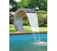 Cascade de Piscine Inox UBBINK Mamba Led, 20 LED Bleues, Acier Inox 316L, Connexions 38mm