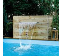 Cascade pour piscine Ubbink Niagara® Acrylic 60 LED