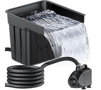 Cascade d'eau pour aquarium, avec système de filtration, pompe de 4500 litres par heure, et tuyau de 3 mètres