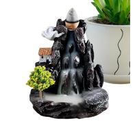 Cascade d'encens, brûleur d'encens à Reflux Brûleur à Reflux en Forme de | Fontaine d'encens pour le yoga, la chambre, le salon, le bureau, le salon de thé, le