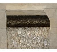 Cascade en acier inoxydable CASCADE sans éclairage Largeur 800 mm