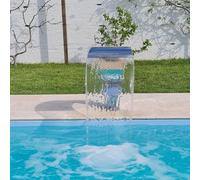 Cascade INOX 316 Fontaine Piscine Bassin Modèle Cobra Hauteur 80cm