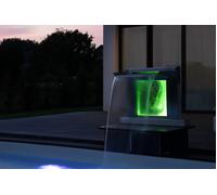 Cascade inox AQUARIUS avec éclairage led