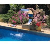 Cascade INOX Fontaine Piscine Bassin Modèle Cobra Hauteur 80cm ZENLYS