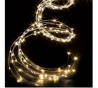 Feeric Lights et Christmas - Cascade Lumineuse extérieur 2m Blanc Chaud 400 LED + transfo