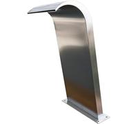 Cascade pour piscine, en acier inoxydable, hauteur d'environ 70 cm. Cascade d'eau pour piscine