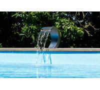 Cascade de piscine Mamba S-LED en inox