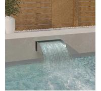 Cascade - vidaXL - acier inoxydable - argenté - 45 x 34 x 14 cm@kar60v