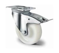 CASCOO CASCOO Roulette orientable avec frein total ø 125 mm Série Z0Z0, roulement à billes double K-Serie Quantité:1