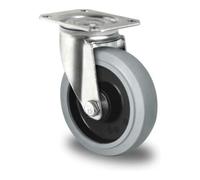 CASCOO CASCOO Roulette pivotante ø 80 mm Série R4E2 à roulement à billes Quantité:1