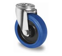 CASCOO CASCOO Roulette pivotante à trou central ø 200 mm série R4E1 à double roulement à billes Quantité:1