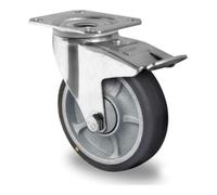 CASCOO CASCOO Roulette pivotante avec frein total ø 125 mm Série P2G2 (électroconductrice) à roulement à billes Quantité:1