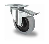 CASCOO CASCOO Roulette pivotante avec frein total ø 160 mm série R4E2 à double roulement à billes Quantité:1