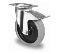 CASCOO CASCOO Roulette pivotante avec frein total ø 200 mm Série R4E2 à double roulement à billes Quantité:1