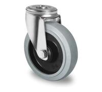 CASCOO CASCOO Roulette pivotante avec trou central ø 160 mm Série R4E2 à double roulement à billes Quantité:1