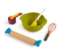 Casdon Joseph Joseph Bake | Ensemble à pâtisserie pour Les Enfants dès 3 Ans | avec Un Rouleau à pâtisserie Mobile pour Nourrir l’Imagination !