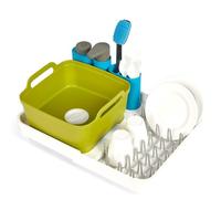 Casdon Joseph Joseph Extend. Égouttoir à Vaisselle Extensible pour Les Enfants dès 3 Ans. avec Une Pompe Qui Verse de l’Eau