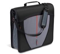 Case-it Mighty D-146 Classeur à fermeture éclair pour école | Anneaux toriques de 7,6 cm, capacité de 600 feuilles, dossier extensible à 5 sujets, plusieurs poches et organiseur de rangement
