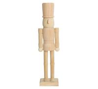 Casher en bois, non peint, 38 cm, kit de loisirs créatifs, figurine de soldat, décoration de Noël, décorations de l'Avent