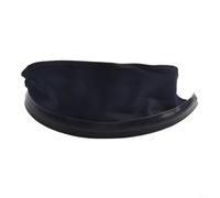 CashMuch 1 bavoir pour casque de soudage pour protection contre les éclaboussures, ignifuge, anti-éclaboussures, facile à installer, housse en cuir pour tâches de soudage, noir (écharpe en tissu)