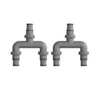 CashMuch Connecteur de tuyau 38 mm 32 mm pour pompes de piscine Intex et Coleman, adaptateur en T pour réparation de système de filtre et circulation de l'eau, Weather PP (3,8 cm 3,8 cm)
