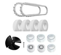 CashMuch Kit de pièces de rechange pour nettoyeur de piscine Dolphin, avec turbine 9995266-R1, courroies 9985006-r2, roues d'escalade 6101611-r4, poulies de guidage 3884997-R6