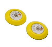 CashMuch Lot de 2 patins de ponçage pneumatiques de 75 mm pour polisseuse Da, plateau de polissage fileté M6 de 7,6 cm, vitesse maximale 12 000 tr/min, pour outils de meulage pneumatique