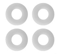 CashMuch Lot de 4 joints d'étanchéité en silicone pour système de vidange Geberit de 5,1 cm, joint anti-fuite, pièce de plomberie, blanc