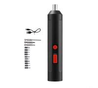 CashMuch Tournevis électrique sans fil 3,6 V avec batterie au lithium avec lumière LED et prise en main confortable pour l'assemblage de meubles et les réparations industrielles domestiques (15