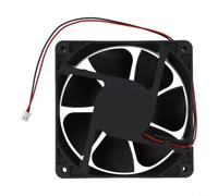CashMuch Ventilateur de conduit de ventilation 12 cm Taille 12038 pour | Moteur à roulement à billes, puissance de 12 V, débit d'air élevé, taille de 120 x 38 mm, durabilité de qualité industrielle