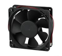 CashMuch Ventilateur de conduit de ventilation 12 cm Taille 12038 pour | Moteur à roulement à billes, puissance de 12 V, débit d'air élevé, taille de 120 x 38 mm, durabilité de qualité industrielle