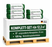 CaSi-Systems | Plaque climatique 25 mm Plaques isolantes en silicate de calcium contre la moisissure, pré-apprêtées, avec colle | 12,2 m²