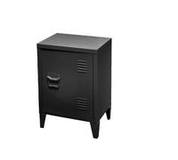 Casier 1 porte Industriel Black en métal - Noir