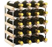 Casier À Bouteilles Pour 20 Bouteilles Pinède Solide Beige