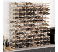 Casier à Bouteilles pour 72 Bouteilles Marron Bois Pin Solide Étagère vidaXL