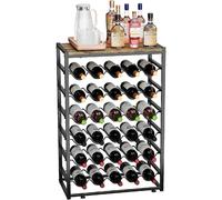 Casier à vin 6 niveaux - 30 bouteilles + dessus bois