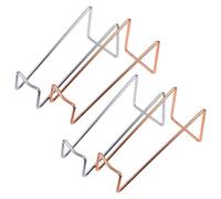 Casier à Vin en Fer 4 Pièces pour Bouteilles, Design Moderne | Bords Lisses et Arrondis, pour Cabinets et Restaurants, Décoration Intérieure Pratique