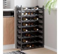 Casier à Vin Étagère de Rangement Support Bouteille Salon PP Empilable vidaXL