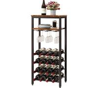 Casier à vin industriel 16 bouteilles avec porte-verres