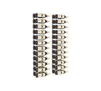 Casier à vin mural pour 24 bouteilles 2 pcs Blanc Fer