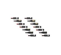 vidaXL 2x Casier à Vin Mural pour 7 Bouteilles Casier à Bouteilles Porte-bouteille Étagère à Vin Stockage Rangement Maison Intérieur Blanc Métal
