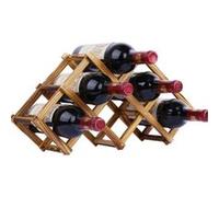 Casier à vin pliable en bois - 12 bouteilles