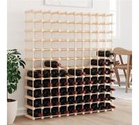 Casier à vin pour 120 bouteilles 112,5x23x123,5 cm pin massif Marron G