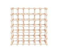 vidaXL Casier à vin pour 42 bouteilles 68,5x23x68,5 cm pin massif Marron G