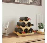 Vidaxl Casier À Vin Pour 6 Bouteilles 35x18x25,5 Cm Bambou Multicolore
