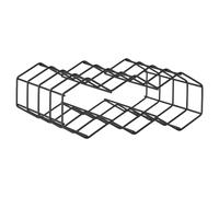 Casier à vin ROCKS 29 cm, modulaire, noir, acier, Zone Danemark