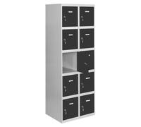 Casier-armoire Simonlocker Desm. 5 Portes 2/10 300 (600) Gr/an Gris/antracite 1800x600x500 - Simonrack