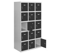 Casier-armoire Simonlocker Desm. 5 Portes 3/15 300 (900) Gr/an Gris/antracite 1800x900x500 - Simonrack
