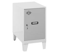 Casier-armoire Simonlocker Dism.mini 475x400x500+pies Bla/gr Blanc/gris 575x400x500 - Simonrack
